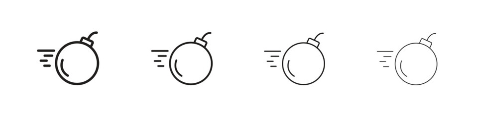 Demolition ball icon set vector eps10. illustration, logo sign symbol pictogram template