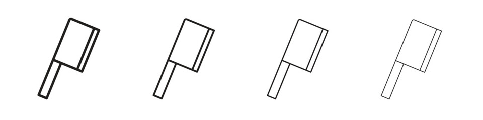 Chopper knife icon set vector eps10. illustration, logo sign symbol pictogram template