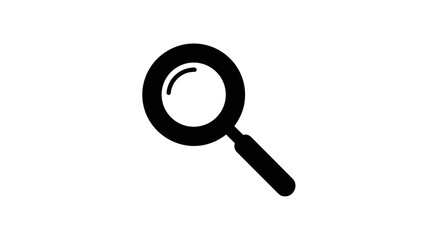 Magnifying glass icon for search and investigation 1.