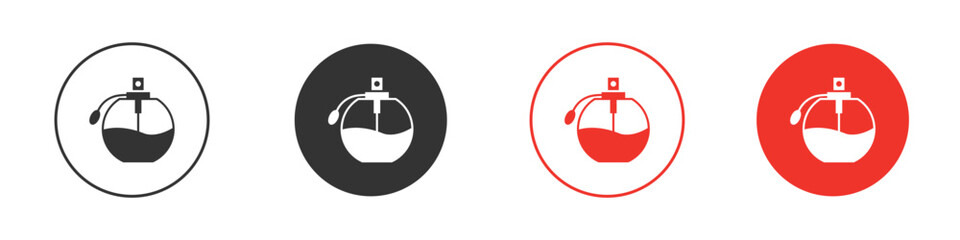 Parfum icon for ui or ux isolated on white for mobile app, editable