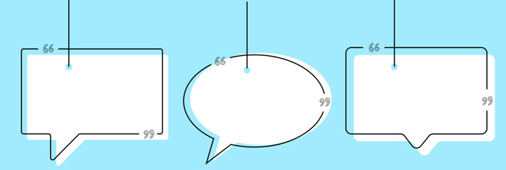 Vector Message Boxes Modern Communication Elements