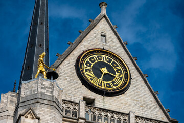 Clock Tower Detail Saint Peters