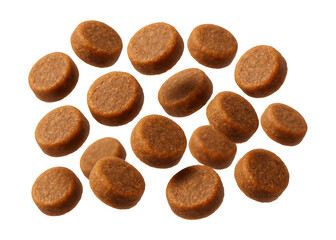 Small, round dog training treats perfect for rewarding pets at home.