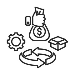  Capital H  Icon Element For Design