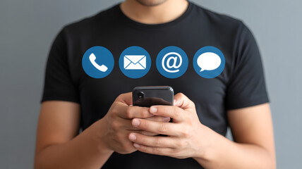 Contact us now for instant communication and customer support using phone, email, and chat on mobile devices for all your business needs