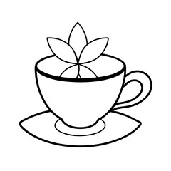 flower in a teacup
