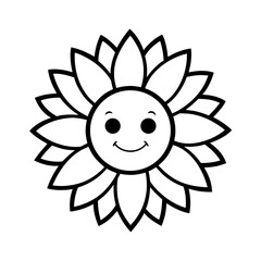 summer sunflower with bright smiles