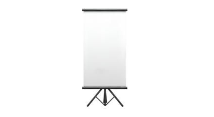 Blank White Presentation Easel on Tripod Stand