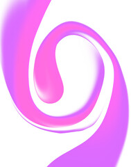 Espiral 3D rosa púrpura degradado fondo blanco abstracto moderno vibrante
