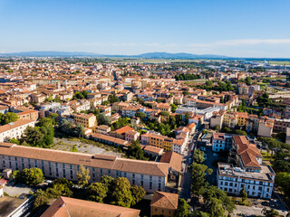 Pisa, Italy - aerial view of the city
