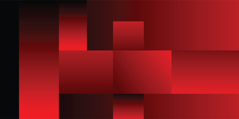 Abstract geometric pattern with deep red and black gradient blocks and lines creating a modern