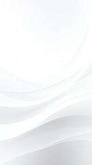 Fototapeta premium Minimal white background with smooth wave design creating a clean and elegant geometric aesthetic