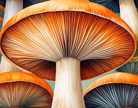 Reino fungi, un gran hongo mirado desde abajo