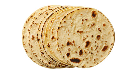 Stack of Freshly Cooked Tortillas