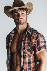 Portrait of a Handsome and Masculine Cowboy – Small-Town Romance Novel Hero