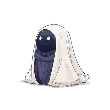 Ghost robot isolated 