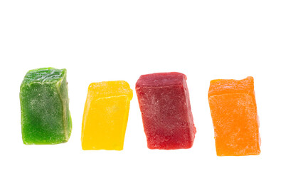 Turkish delight isolated