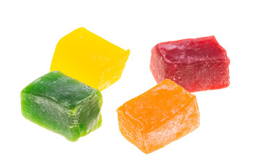 Turkish delight isolated