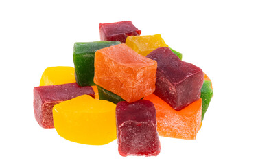 Turkish delight isolated