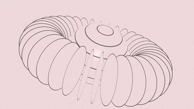 Pink background with black stripes Minimalist Motion Graphics
