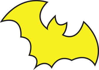 vector illustration of a halloween bat