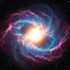 Fototapeta premium Cosmic Nebula Explosion