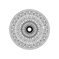 Concentric Circles Pattern Background