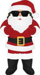 Santa Clause icon. vector illustration