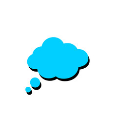 Thinking Bubble Icon for Ideas and Creative Design