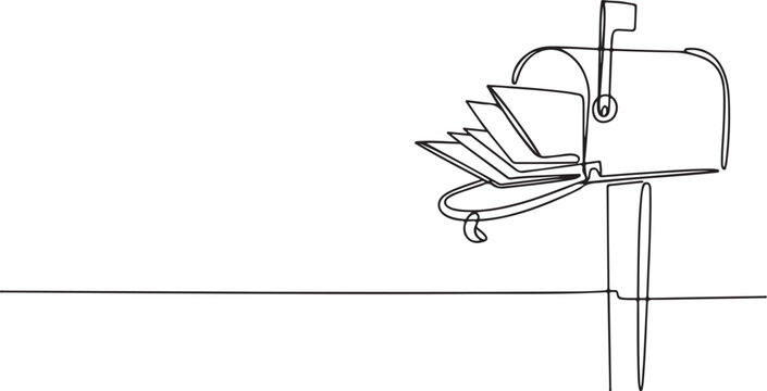Mailbox Line Art Images – Browse 6,658 Stock Photos, Vectors, and Video ...