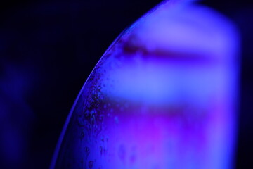 	
Purple chemical reflections, phenomenal abstract photography, phenomenal liquid surfaces, geometric shapes, glowing elements 
