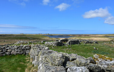 Stone Ruins Marking the Home of Flora MacDonald