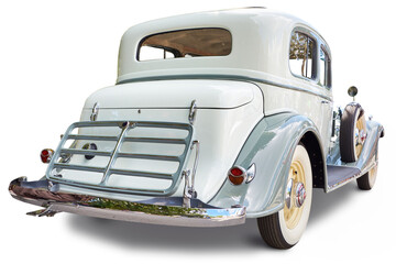 Retro car isolated on transparent