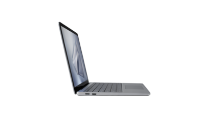 Sleek silver laptop mockup for website design previews, app showcase, digital marketing assets, and presentations demonstrating modern tech and innovation