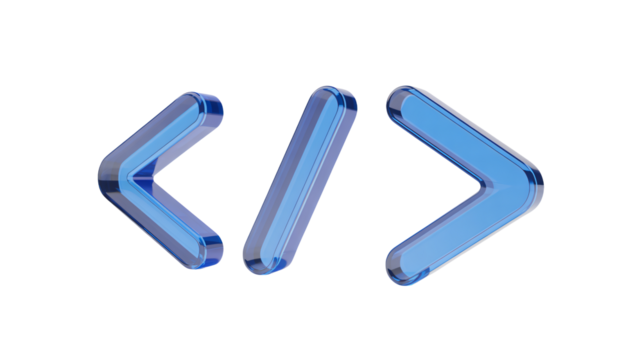 Elegant blue code symbols sparkle, ideal for modern tech designs and innovative branding, a vibrant touch for digital marketing and software development visuals