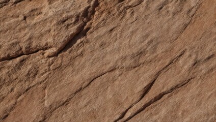 Textured close-up of a weathered, reddish-brown rock surface, showcasing natural formations
