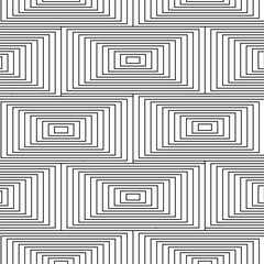 Abstract rectangle blend pattern art