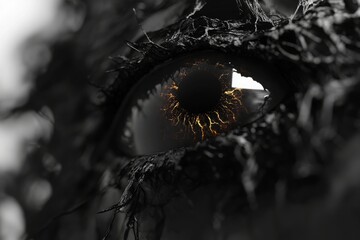 eye in the dark
