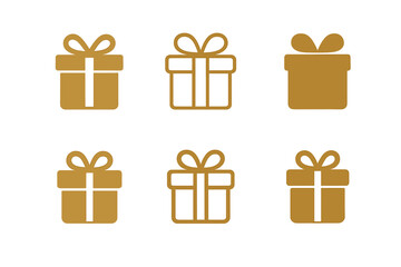 Holiday Card Logos. Creating personalized holiday greeting cards. Set Logo of Creating personalized holiday greeting cards: wrapped gift box. harmonious logo