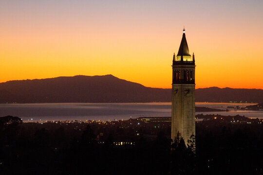 Berkeley Campanile at Dusk