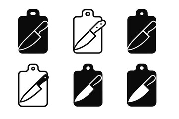 Cooking Class Logos. A group of people participating in a cooking class, learning new skills. Set Logo of A group of people participating in a cooking class,