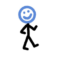 smile person stickman png outline, cute cartoon handdraws clipart kids doodle element hand drawn doodle, handwriting clipart, kawaii kids drawing, funny character, childlike sketch, handwritten words,