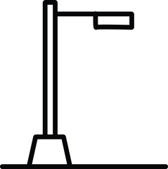 Massive Minimalist Outline Icon Collection of Transportation, Infrastructure, Towers, and Road Signs