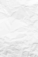 White clean crumpled paper