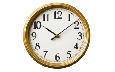Classic timepiece nearing midnight capturing suspense and anticipation of the approaching new year isolated on transparent background PNG