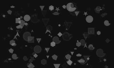 Abstract Background with Geometric Shapes in Shades of Gray Ideal for Modern Design Projects and Creative Digital Compositions