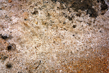 sól na brzegu słonego jeziora, Torrevieja, Hiszpania, Salt Lake in Torrevieja, lagoons for salt extraction in alicante, the pink lake of torrevieja, Costa Blanca, province of Alicante, Spain
