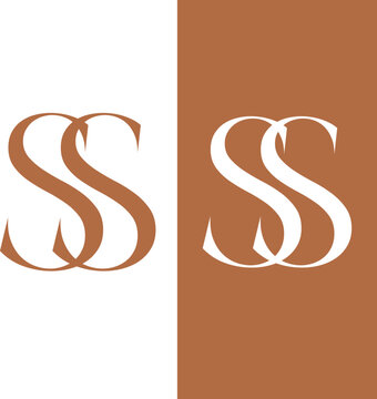 Bold and Stylish "SS" Monogram Logo