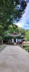 Buyongjeong Pavilion of Changdeokgung Palace UNESCO World Heritage, Seoul, Republic of Korea - pictured 21 September 2025.