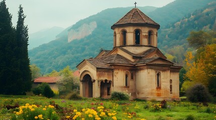 church in the mountains